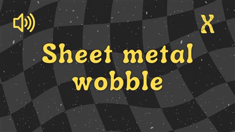 Impact Metal Sheet Wobble Sound Effect 